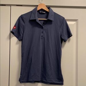 Travis Mathew Dark Blue Polo Shirt